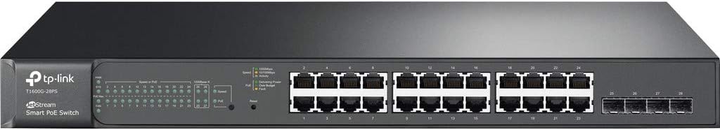 TP-Link 24-Port Gigabit PoE Switch for VoIP